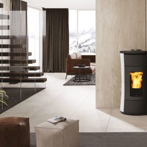 EDILKAMIN pellet boiler stove model CHERIE H 10 EVO