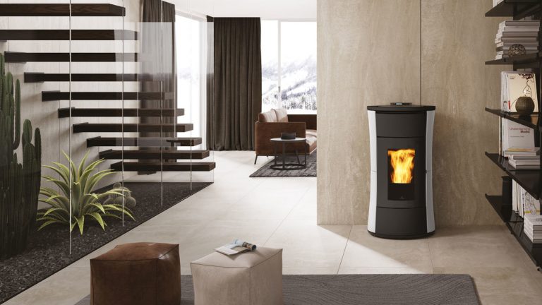 Termostufa a pellet EDILKAMIN modello CHERIE H 10 EVO