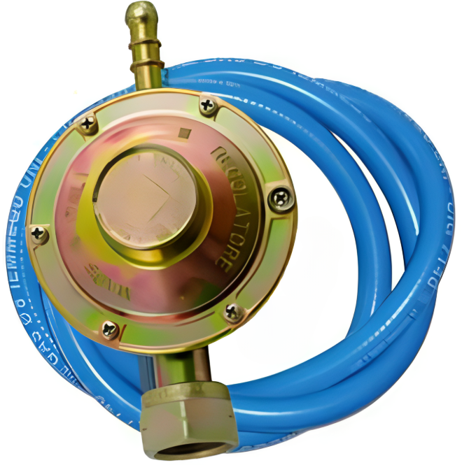Tubo blu gas + Regolatore di pressione per OUTDOORCHEF ASCONA
