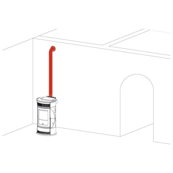 EDILKAMIN hot air ducting kit model KꞮT 12