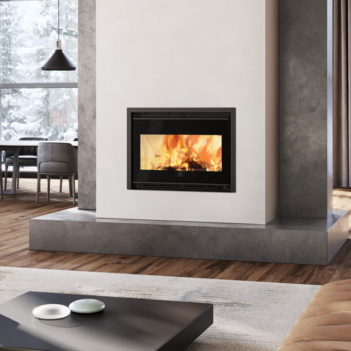 EDILKAMIN ducted wood-burning insert model FIREBOX 65 EVO2 - Image 2