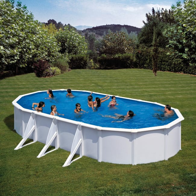 Piscina fuori terra rigida GRE KITPROV818 bianco L int 8 x 4.7 m Ref. 81264560