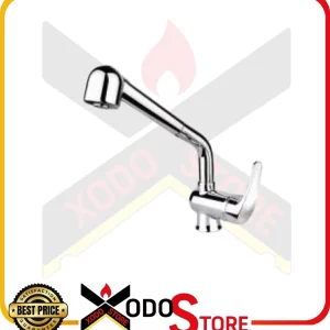 Miscelatore rubinetto acciaio inox GUGLIELMI bocca girevole doccetta estraibile