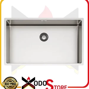Lavello una vasca GUGLIELMI VI81620 in acciaio inox 304 con troppopieno