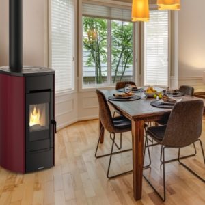 Pellet stove “Ermetica” SCHUSTER UNICAL model RODI 8