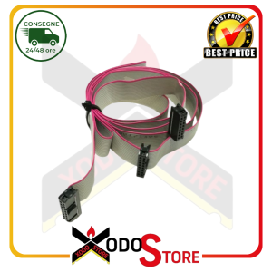 Cavo flat con 3 connettori 16 poli lunghezza 170 cm, RIF. INT. 0051