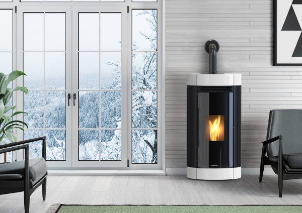 SCHUSTER UNICAL ducted pellet stove model ADNA 10-12 CS