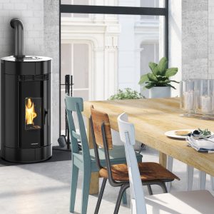 Ventilated pellet stove SCHUSTER UNICAL model CORFU' 9