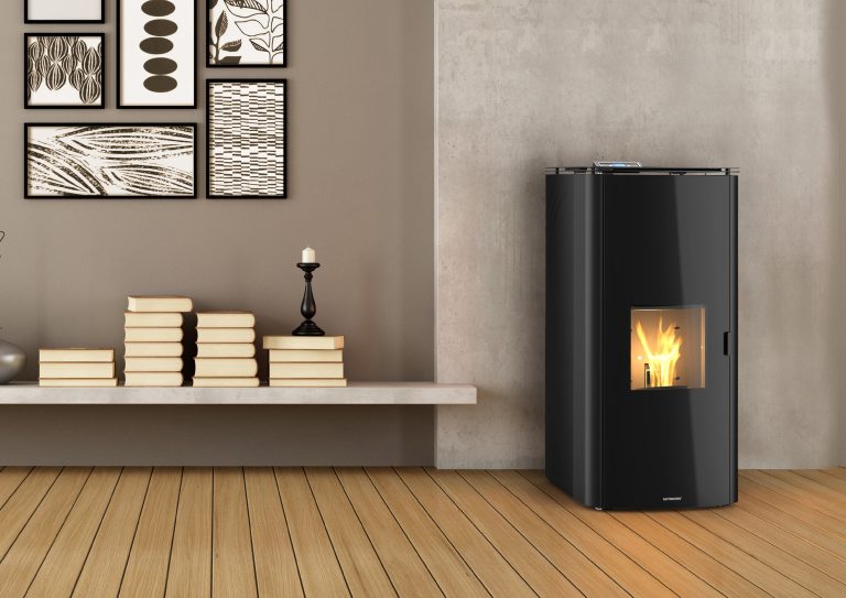 SCHUSTER UNICAL ventilated pellet boiler stove model IDRA 5S 20-24