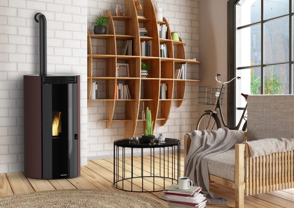 SCHUSTER UNICAL ventilated pellet stove model KEA 10 S