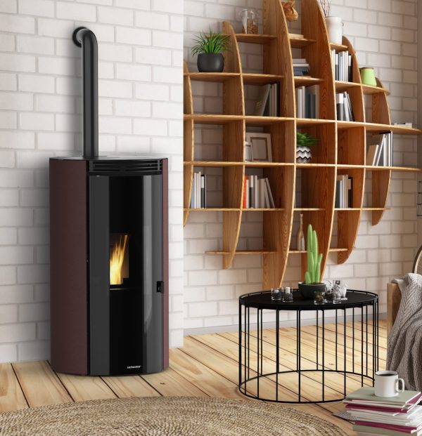 Stufa a pellet ventilata SCHUSTER UNICAL modello KEA 10 S
