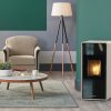 Ventilated pellet stove SCHUSTER UNICAL model OLLA AU 7-9