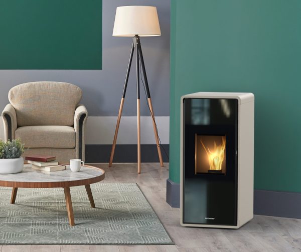 Stufa a pellet ventilata SCHUSTER UNICAL modello OLLA AU 7-9