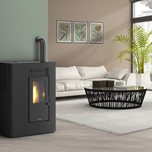 SCHUSTER UNICAL ducted ventilated pellet stove model TIANA 10 C