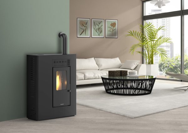 SCHUSTER UNICAL ducted ventilated pellet stove model TIANA 10 C