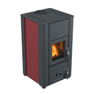Stufa a legna VULCANIA modello V-STEEL 7,4 kW