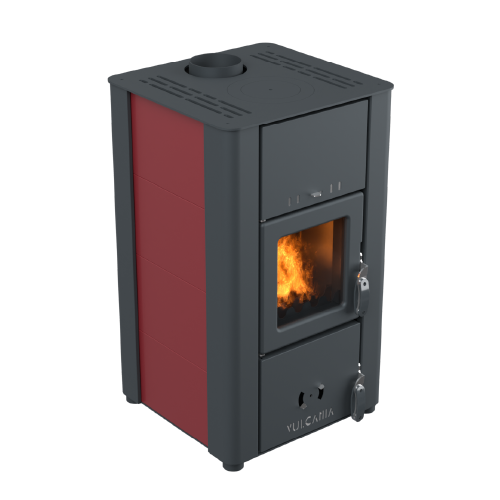 Stufa a legna VULCANIA modello V-STEEL 7,4 kW
