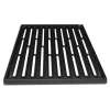 Vitrified cast iron grill with “V” groove for IL BRACERE barbecue