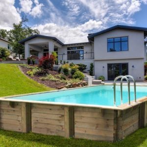 LOSA wooden swimming pool model RECTANGULAR POOL 800x500 cm