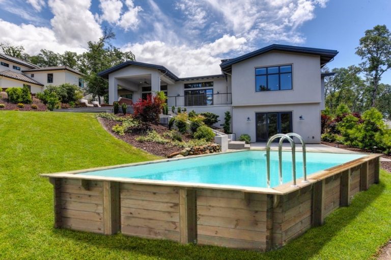 LOSA wooden swimming pool model RECTANGULAR POOL 800×500 cm