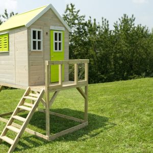 Casetta in legno LOSA modello BAMBY SU PALAFITTA 120x120x155 cm