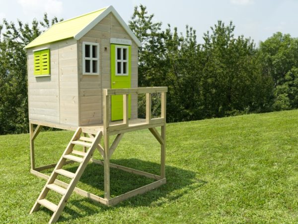 Casetta in legno LOSA modello BAMBY SU PALAFITTA 120x120x155 cm