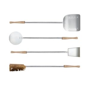 Kit strumenti pale e spazzola “Quattro” ROSSOFUOCO