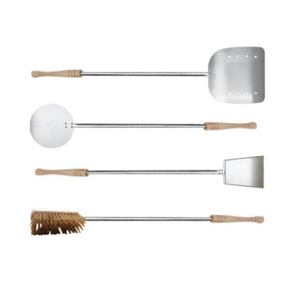 Kit strumenti pale e spazzola “Quattro” ROSSOFUOCO