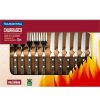 12-piece stainless steel table set with wooden handles PLANET