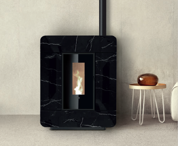 Stufa a pellet KLOVER modello DIVA SLIM GRES