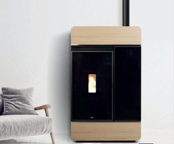 Stufa a pellet KLOVER modello DIVA 320s - DIVA 320s WOOD