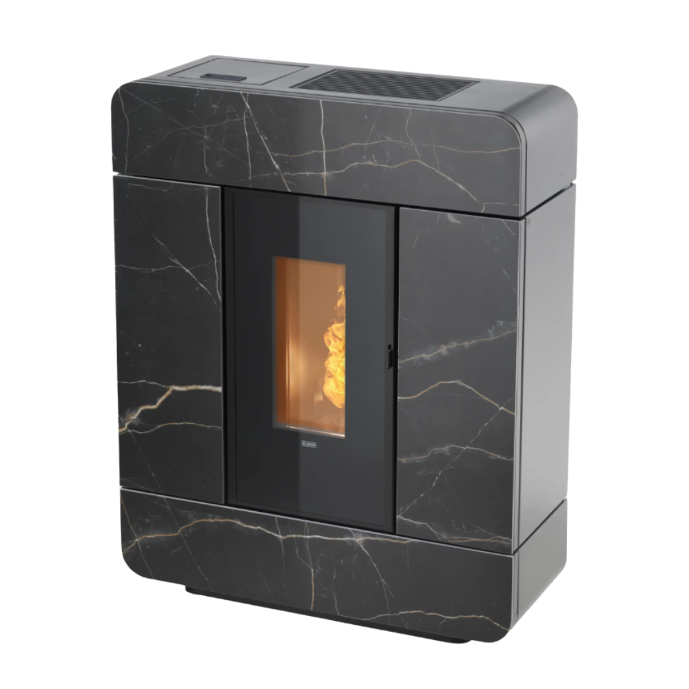 Stufa a pellet KLOVER modello DIVA SLIM GRES 120s 12 kW
