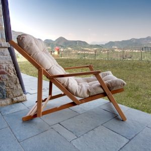 Poltrona in legno LOSA modello ITACA 115x66x97 cm