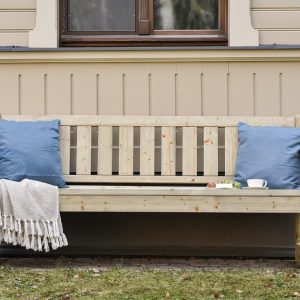 Panca in legno LOSA modello ERCOLE 200x65x92 cm