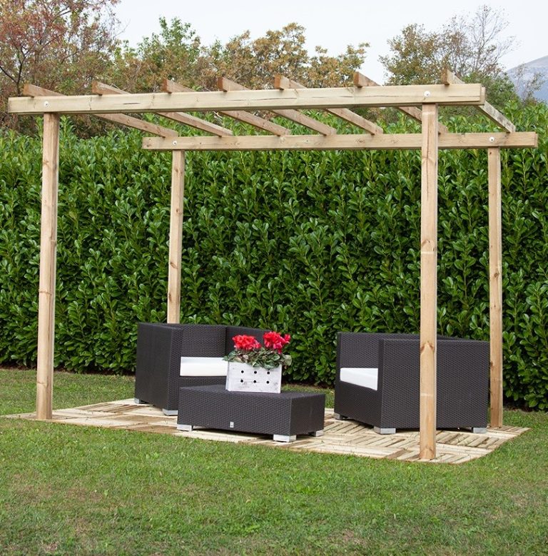 Pergola in legno LOSA modello PERGOLA AUTOPORTANTE varie dimensioni