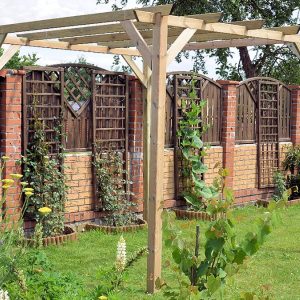 Pergola in legno LOSA modello ECO 300x300x240 cm