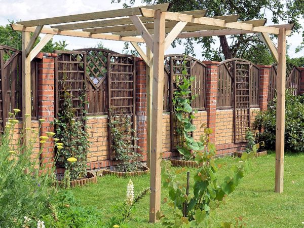 Pergola in legno LOSA modello ECO 300x300x240 cm
