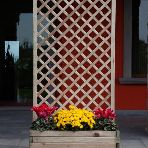 Fioriera in legno LOSA modello ORCHIDEA 90-120x44x180 cm
