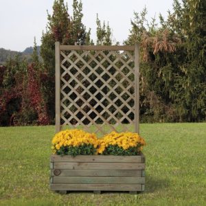 Fioriera in legno LOSA modello MARGHERITA 80x40x135 cm