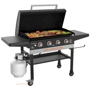 Barbecue Piastra BLACKSTONE PLANCHA a gas 4 fuochi 36" con Cappa