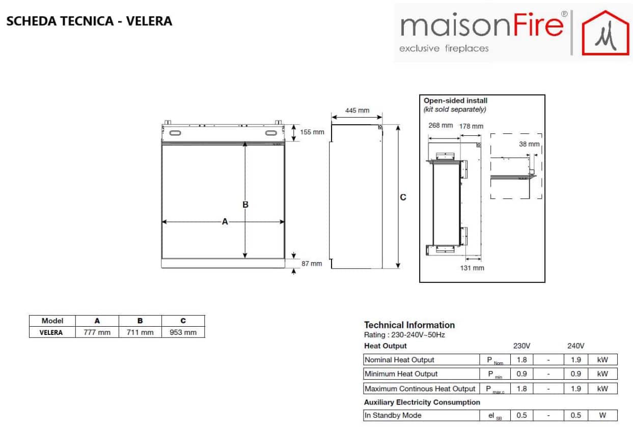 Bioethanol fireplace MAISON FIRE model 120 RECESSED FRONT - CORNER - THREE-SIDED (Copia) (Copia) (Copia) (Copia) (Copia) (Copia) (Copia) (Copia) (Copia) - Image 9