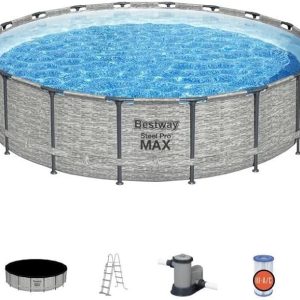 Piscina Bestway 5618Y Steel Pro MAX rotonda misura 549x122 cm