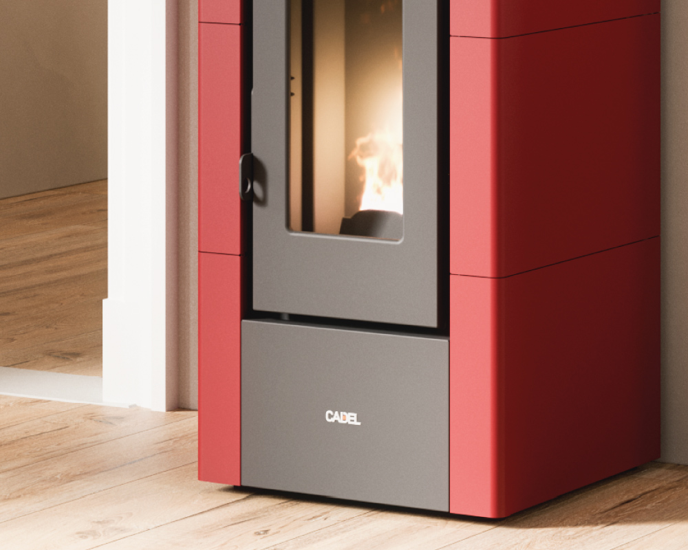 Stufa a pellet CADEL modello CRISTAL 6 - 6,2 kW - immagine 5