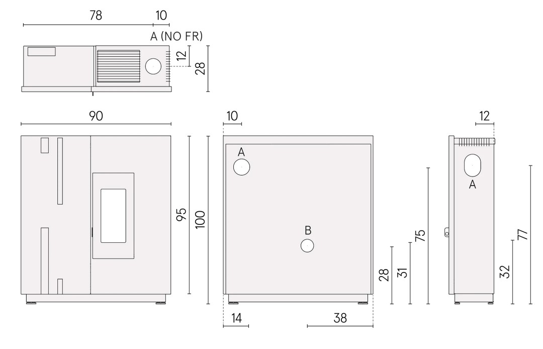 Stufa a pellet CADEL modello BAGGY 7 - 7,8 kW - immagine 5