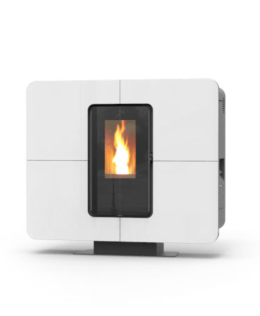 Stufa a pellet THERMOROSSI modello SLIMQUADRO 11 STYLE - immagine 2
