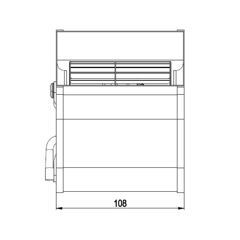 VENTILATORE CENTRIFUGO PER STUFA A PELLET CODICE D2E097-CH85-02 - RIF. INT. 6116 - immagine 8