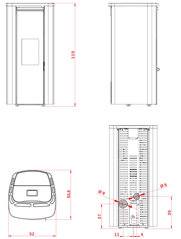 PALAZZETTI pellet boiler model JP 15 - 21 kW (Copia) (Copia) - Image 2