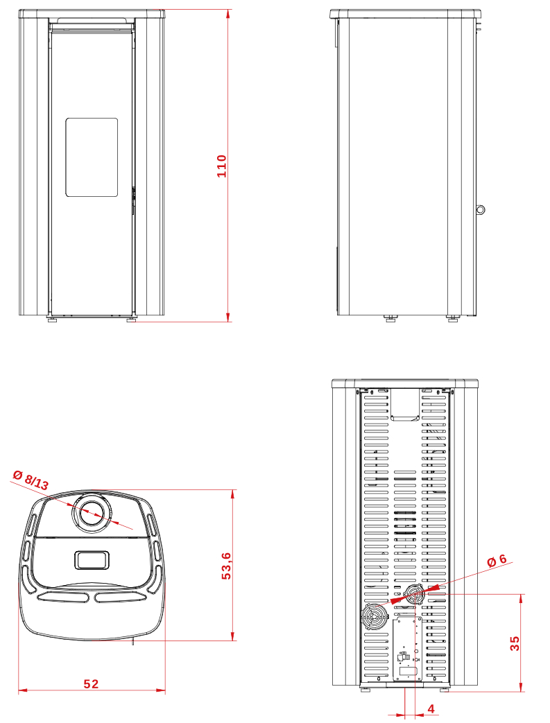 PALAZZETTI pellet boiler model JP 15 - 21 kW (Copia) (Copia) (Copia) - Image 2