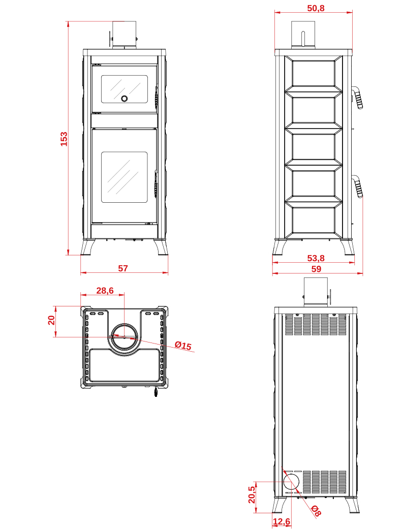 PALAZZETTI pellet boiler model JP 15 - 21 kW (Copia) (Copia) - Image 2