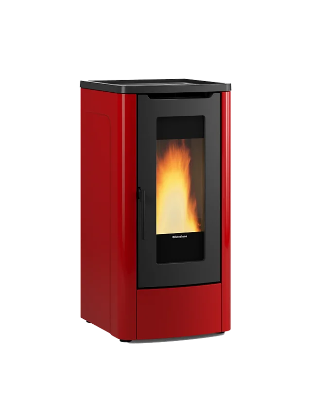 Stufa a pellet NORDICA EXTRAFLAME modello DAHIANA AD e PLUS AD 10 kW